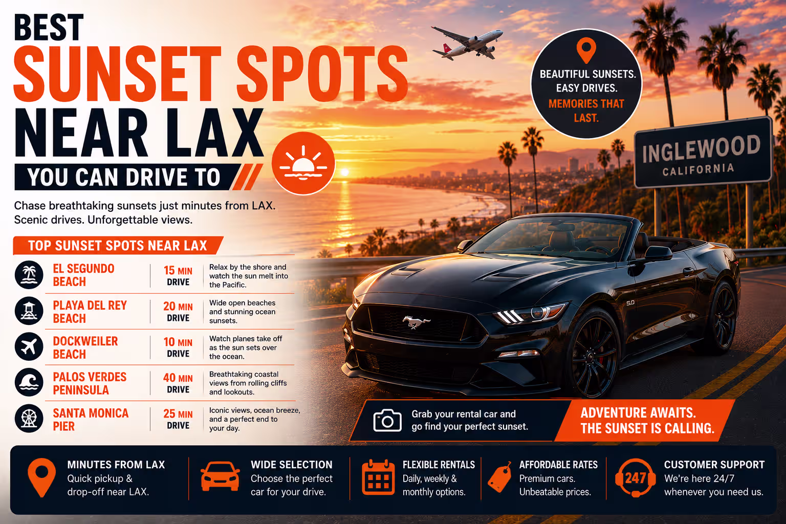 Best Sunset Spots Near LAX You Can Drive To